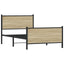 sengeramme uden madras 100x190 cm metal sonoma-eg