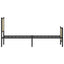 sengeramme uden madras 120x190 cm metal sonoma-eg