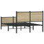 sengeramme uden madras 120x200 cm metal sonoma-eg