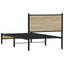 sengeramme uden madras 90x190 cm metal sonoma-eg