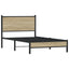 sengeramme uden madras 100x190 cm metal sonoma-eg