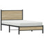 sengeramme uden madras 100x200 cm metal sonoma-eg