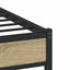 sengeramme uden madras 107x203 cm metal sonoma-eg
