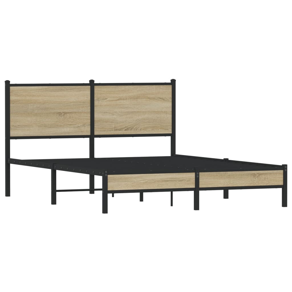 sengeramme uden madras 137x190 cm sonoma-eg