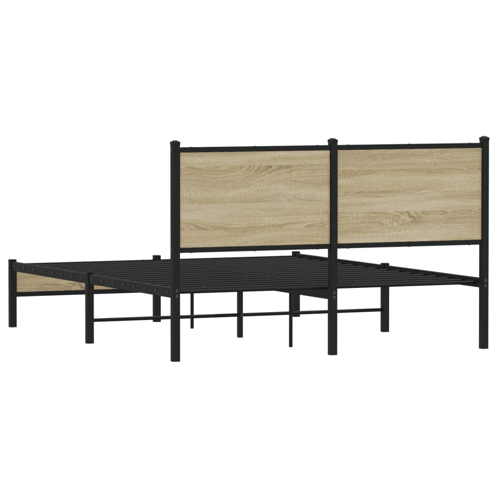 sengeramme uden madras 137x190 cm sonoma-eg