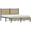sengeramme uden madras 140x190 cm metal sonoma-eg