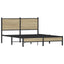 sengeramme uden madras 150x200 cm metal sonoma-eg