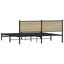 sengeramme uden madras 160x200 cm metal sonoma-eg