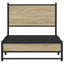 sengeramme uden madras 90x200 cm metal sonoma-eg
