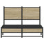 sengeramme uden madras 120x190 cm metal sonoma-eg