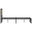 sengeramme uden madras 120x190 cm metal sonoma-eg
