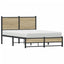 sengeramme uden madras 120x200 cm metal sonoma-eg