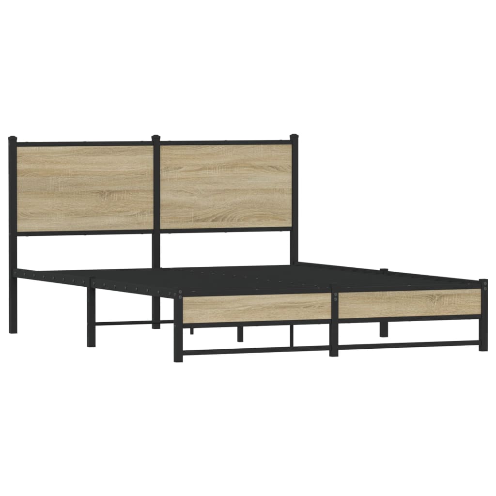 sengeramme uden madras 137x190 cm sonoma-eg