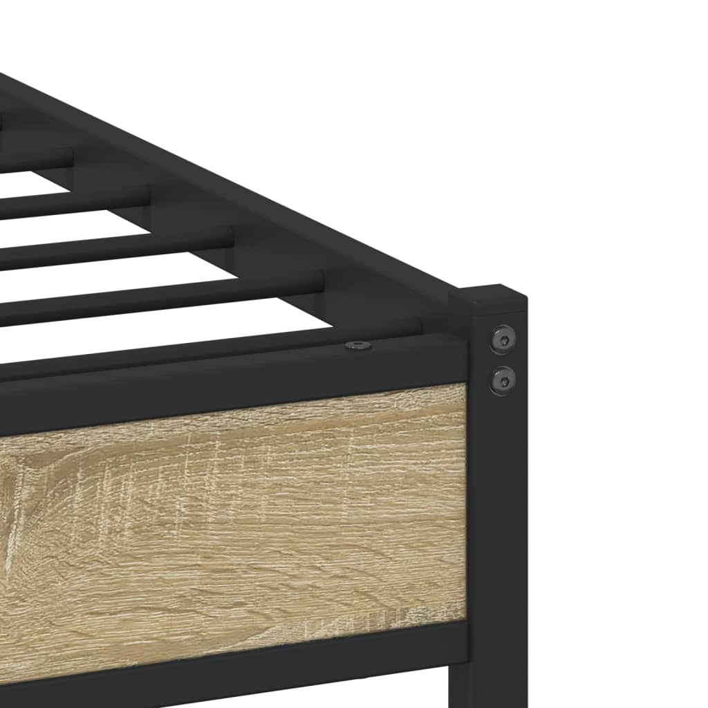 sengeramme uden madras 137x190 cm sonoma-eg