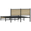 sengeramme uden madras 140x190 cm metal sonoma-eg