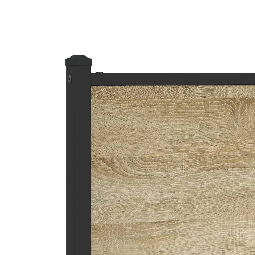 sengeramme uden madras 75x190 cm metal sonoma-eg