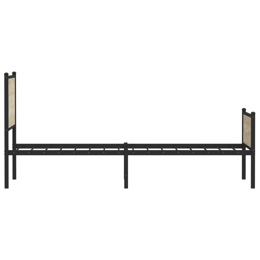 sengeramme uden madras 80x200 cm metal sonoma-eg