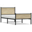 sengeramme uden madras 90x190 cm metal sonoma-eg
