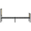 sengeramme uden madras 90x200 cm metal sonoma-eg