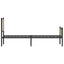 sengeramme uden madras 100x200 cm metal sonoma-eg