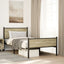 sengeramme uden madras 100x200 cm metal sonoma-eg