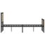 sengeramme uden madras 120x200 cm metal sonoma-eg