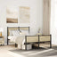 sengeramme uden madras 120x200 cm metal sonoma-eg