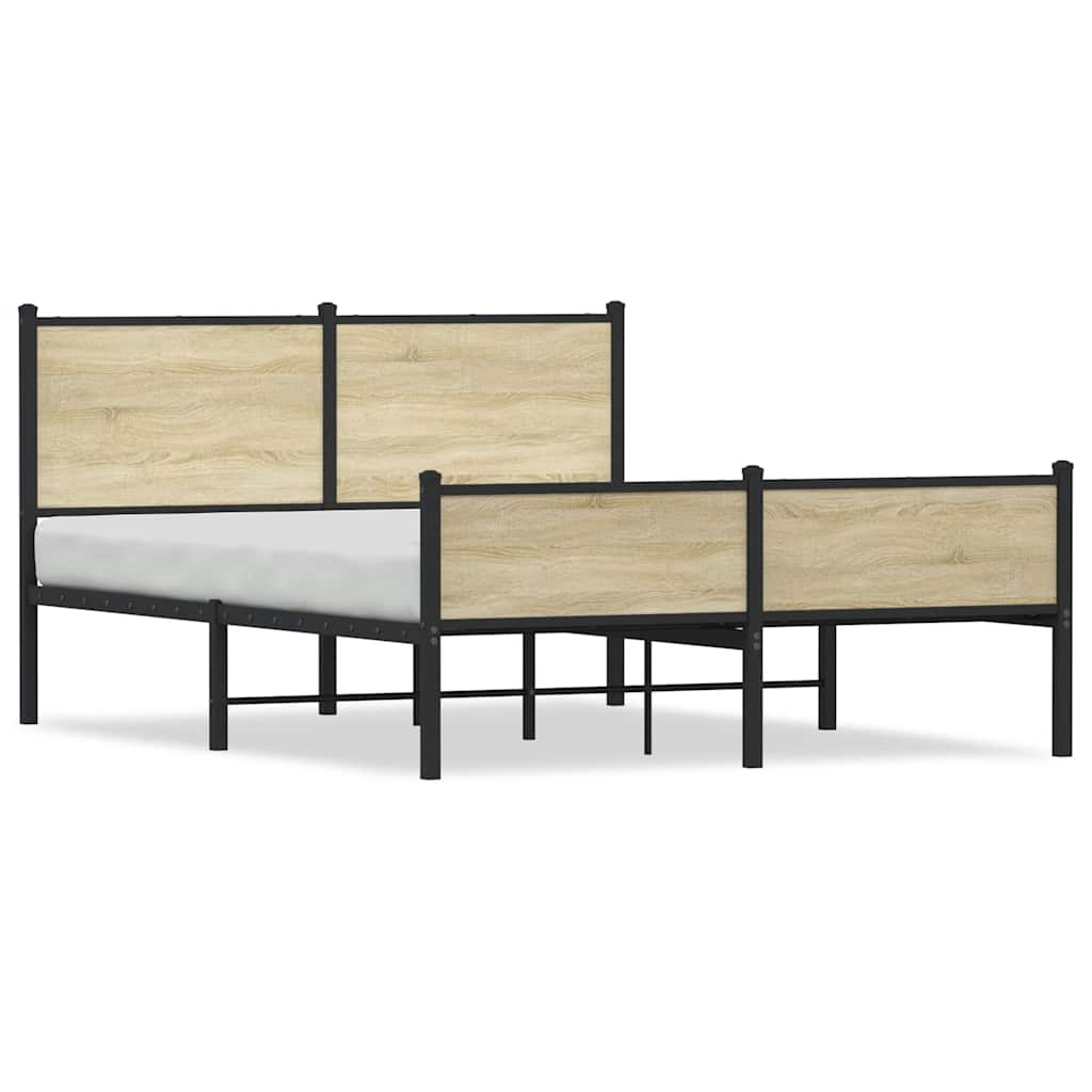 sengeramme uden madras 137x190 cm sonoma-eg