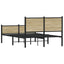 sengeramme uden madras 140x190 cm metal sonoma-eg