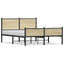 sengeramme uden madras 140x200 cm metal sonoma-eg