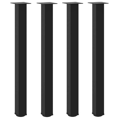 barbordsben 4 stk. sort 100-102 cm stål
