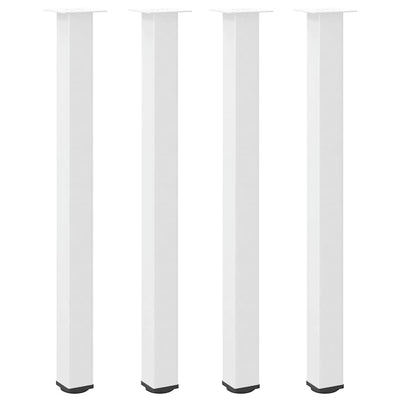 barbordsben 4 stk. hvid 110-112 cm stål