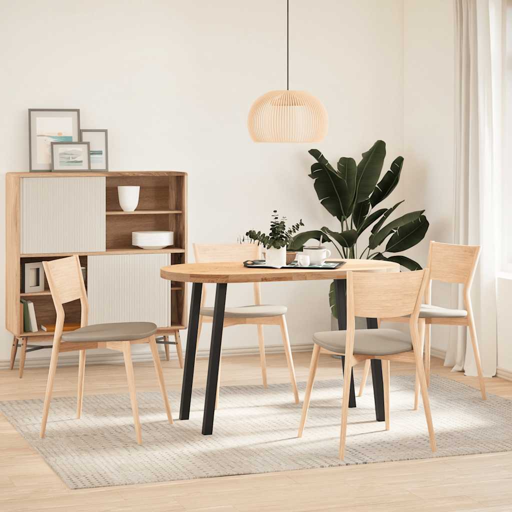 konsolbordben 4 stk. sort 72 cm stål