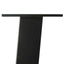 sofabordsben 4 stk. sort 30 cm stål