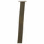 konsolbordben 4 stk. naturstål 72 cm stål