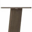 konsolbordben 4 stk. naturstål 72 cm stål