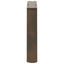 sofabordsben V-formet 2 stk. naturstål 30x(30-31,3) cm stål