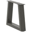sofabordsben V-formet 2 stk. antracit 40x(30-31,3) cm stål
