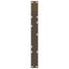 sofabordsben V-formet 2 stk. naturstål 60x(30-31,3) cm stål