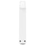 sofabordsben V-formet 2 stk. hvid 70 x (30-31,3) cm stål