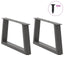 sofabordsben V-formet 2 stk. antracit 70x(30-31,3) cm stål