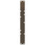 sofabordsben V-formet 2 stk. naturstål 70x(30-31,3) cm stål