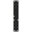 sofabordsben V-formet 2 stk. sort 28 x (42-43,3) cm stål