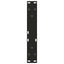 sofabordsben V-formet 2 stk. sort 38 x (42-43,3) cm stål
