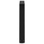 sofabordben V-formet 2 stk. sort 50x(42-43,3) cm stål
