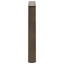 sofabordsben V-formet 2 stk. naturstål 60x(42-43,3) cm stål