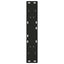 spisebordsben V-formet 2 stk. sort 50x(72-73,3) cm stål