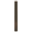 spisebordsben V-formet 2 stk. naturstål 50x(72-73,3) cm stål