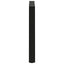 spisebordsben V-formet 2 stk. sort 80 x (72-73,3) cm stål