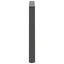 spisebordsben V-formet 2 stk. antracit 80x(72-73,3) cm stål